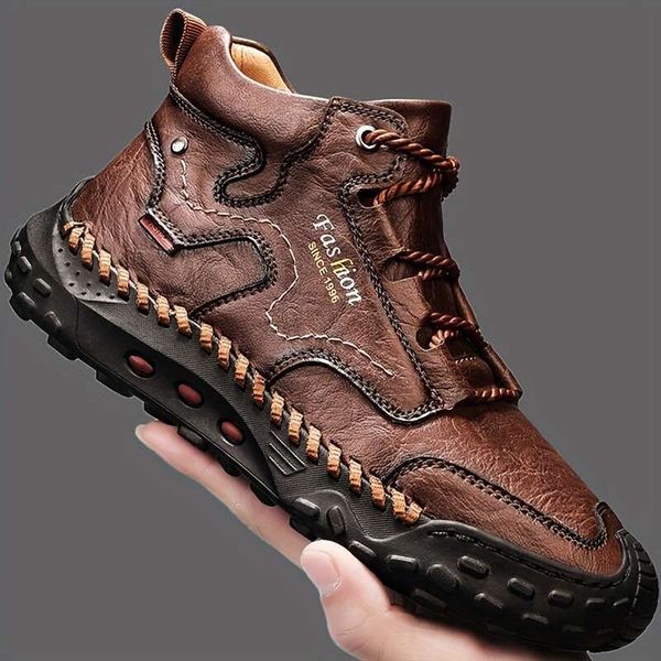 Trail Running Shoes Men: Casual Fashion Sneakers with Rubber Soles Lace-Up Closure, Suitable for Men&#039;S Athletic Activities, Walking, An