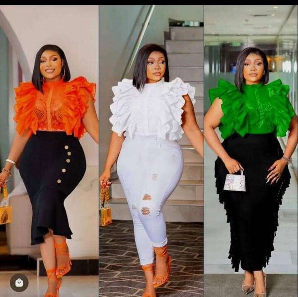 Women Tops Setset New Merchandise Best Saller High Street Hip Hop Slim Crop Top Casual Pure Cotton Stripe Collar Blouse Skinny Base Stretch