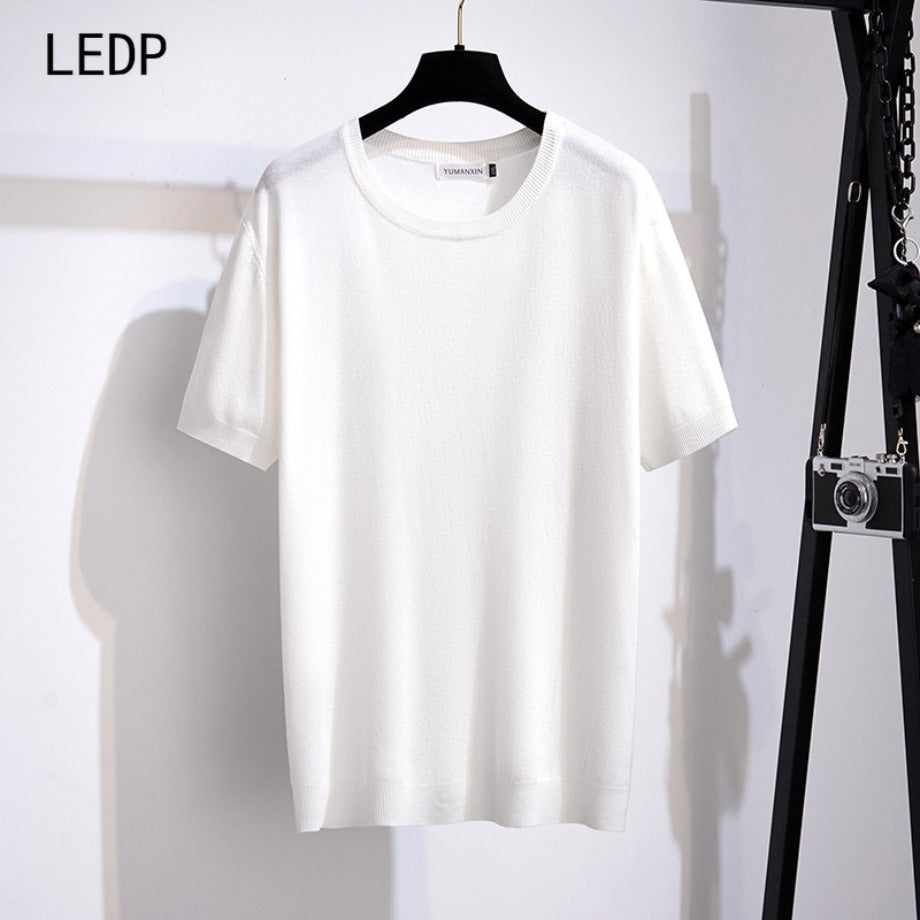 200904 Grandfather Paradox Large Size Women&#039;s T-shirt Time and Space Intertwined Double-sided Design Cotton and Linen Breathable Science Fictio