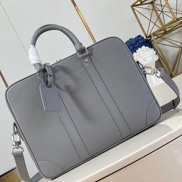 12A High quality Porte Documents Voyage Briefcases designer bag Men Shoulder Briefcase Handbag Luxury Business Man Messenger Bags Brief Case