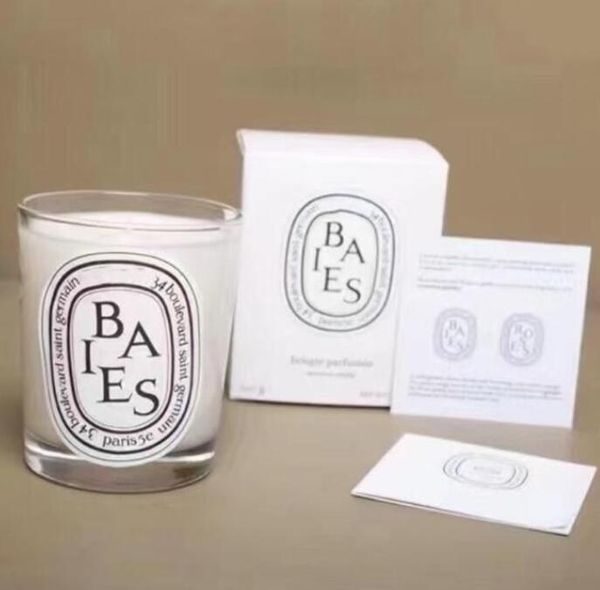 Set Dip-tyque Solid Perfume Fragrance Candle 200g BAIES FIGUIER with Gift Box YQ0911 Dupe