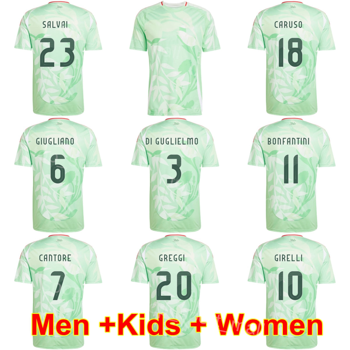 National Women Soccer 3 Lucia Di Guglielmo Jersey 25-26 Men Youth Giada Greggi Arianna Caruso Cristiana Girelli Laura Giuliani Emma Severini Footbal