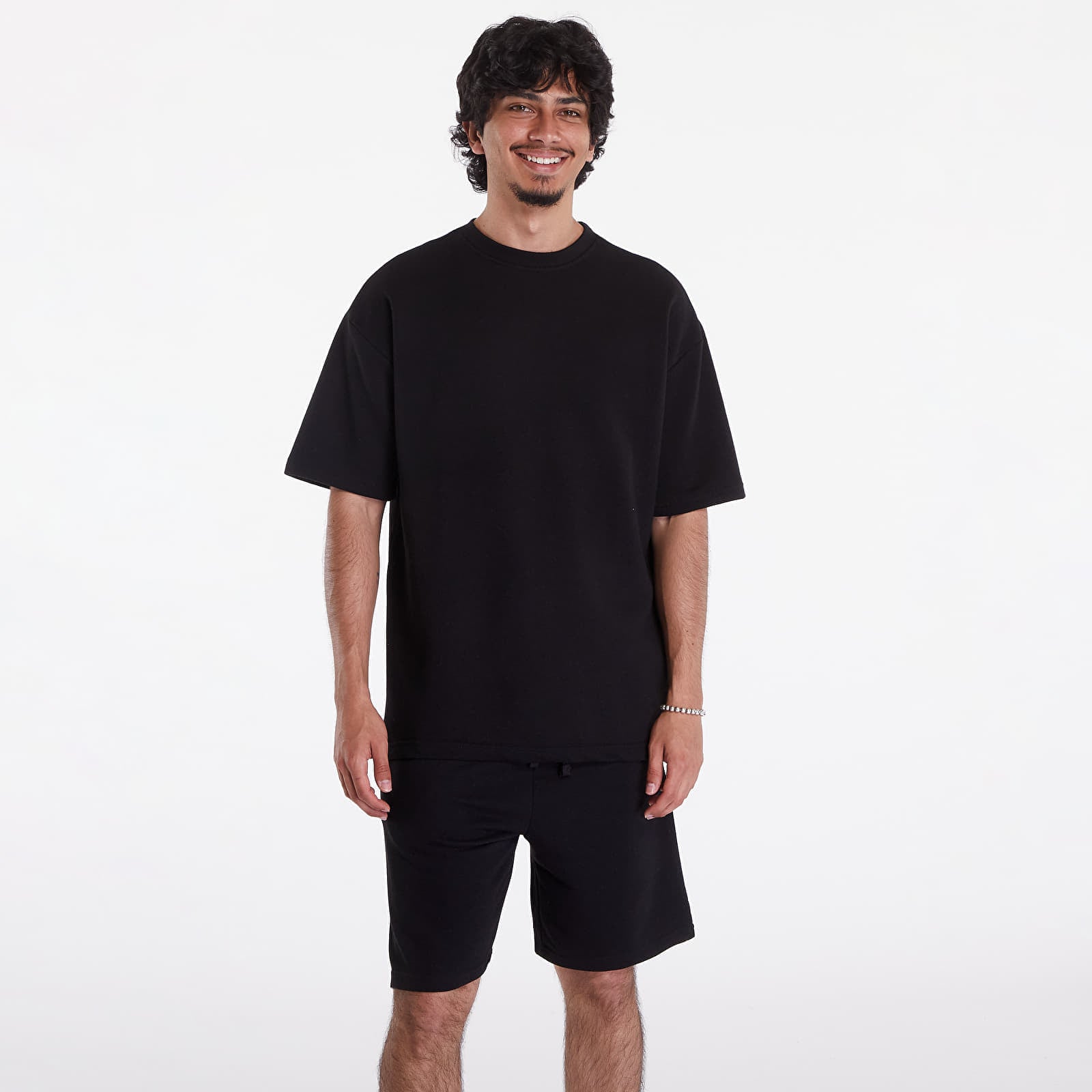 Koszulka Urban Classics Light Terry T-Shirt Crew Black M