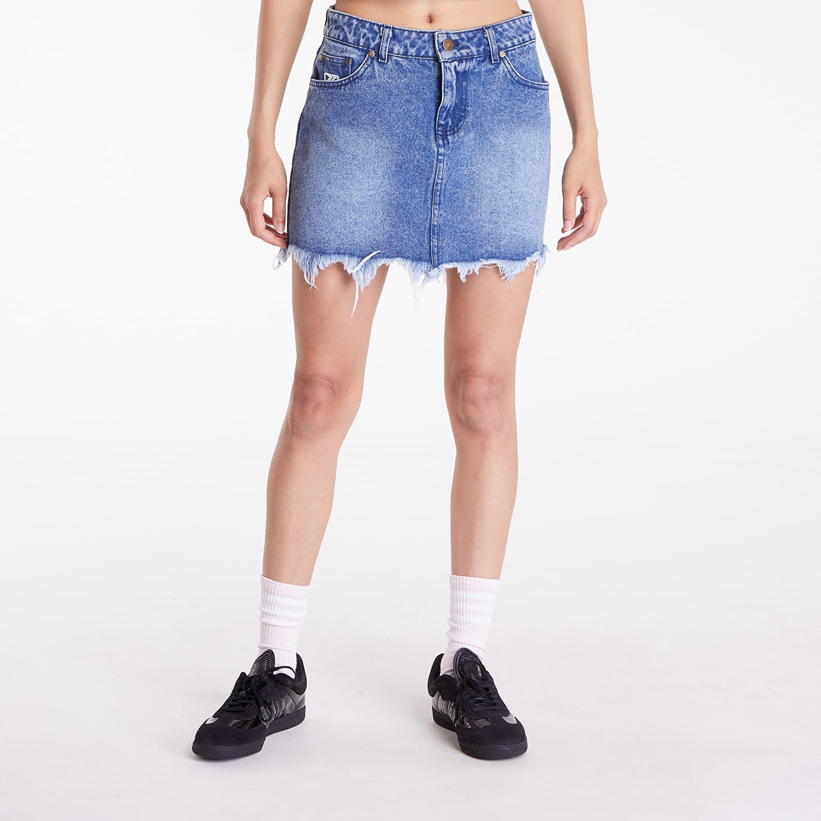 Karl Kani Og Old English Denim Skirt Vintage Indigo S