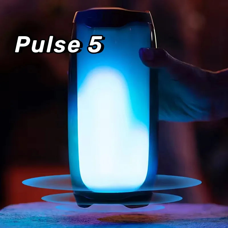speaker Pulse 5 Pulse 6 flip6 flip7 Bluetooth Speaker Portable Speaker Full Screen Ultra Bluetooth Waterproof Bass Speaker Heavy bass Color led ligh