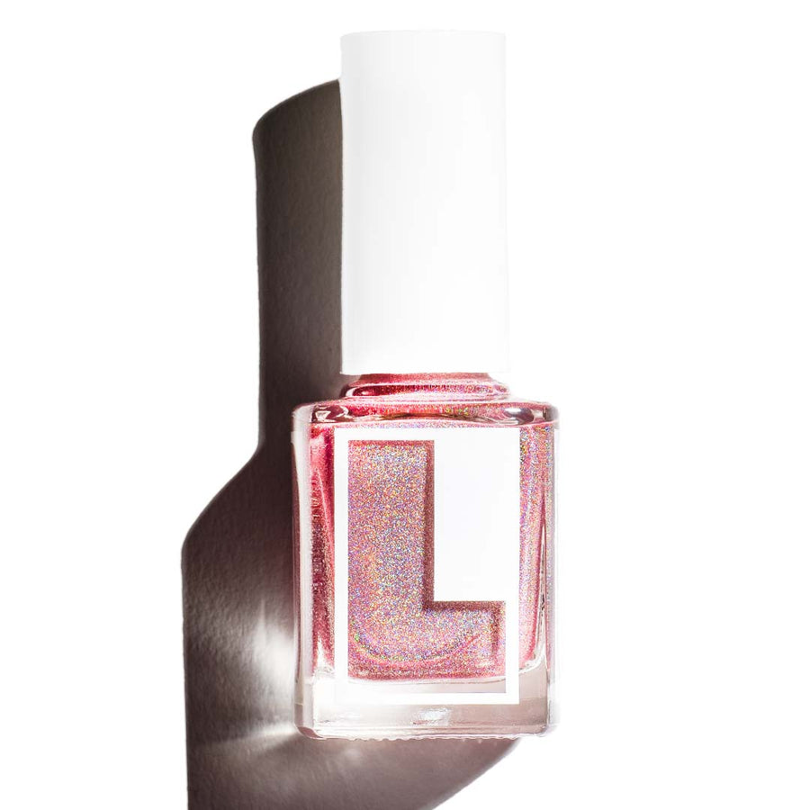 Nail Polish - Alyssa Pink Holographic
