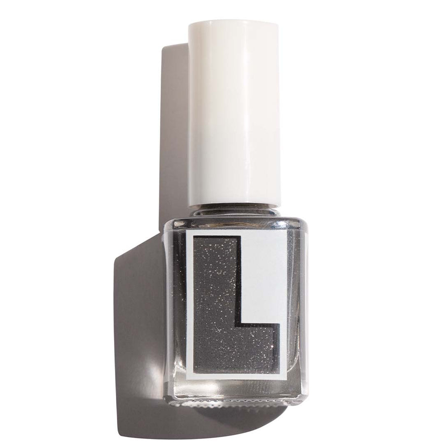 Nail Polish - Slater Grey creme with silver glitter