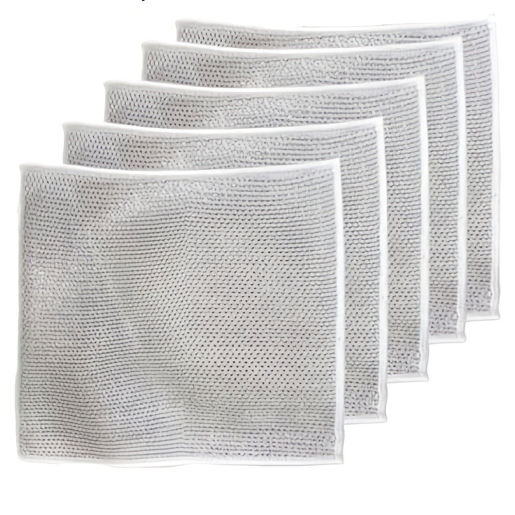 TEMU 10-20pcs Dishwashing Cloths, Multi-functional Steel Cleaning Pads, Reusable Kitchen Sink Sponges For Utensils And Cookware