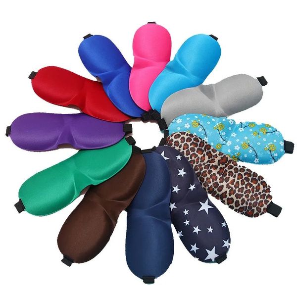 3D Leopard Sleep Mask Natural Sleeping Eye Masks Party Favor Eyeshade Cover Shade Eyes Patch Women Men Soft Portable Blindfold Travel Eyepat