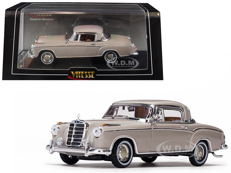 1958 Mercedes Benz 220 SE Coupe Cream 1-43 Diecast Model Car by Vitesse