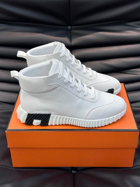 Famous Design Bouncing Sneakers Shoes for Men Technical Technical Suede Suede Sports Sports Sports Sole Treinadores High Top Men's Casual EU