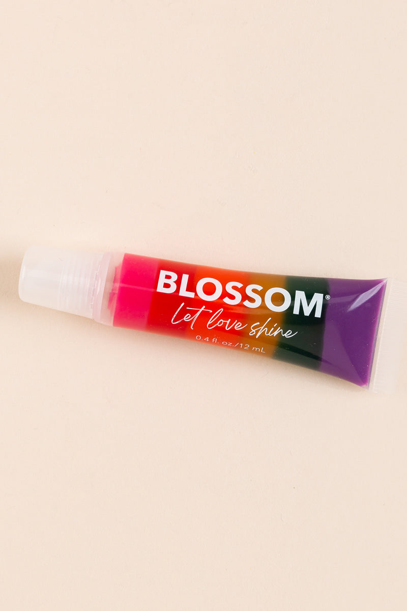 Women's Blossom® Rainbow Lip Gloss Tube by Francesca's - Size: One Size