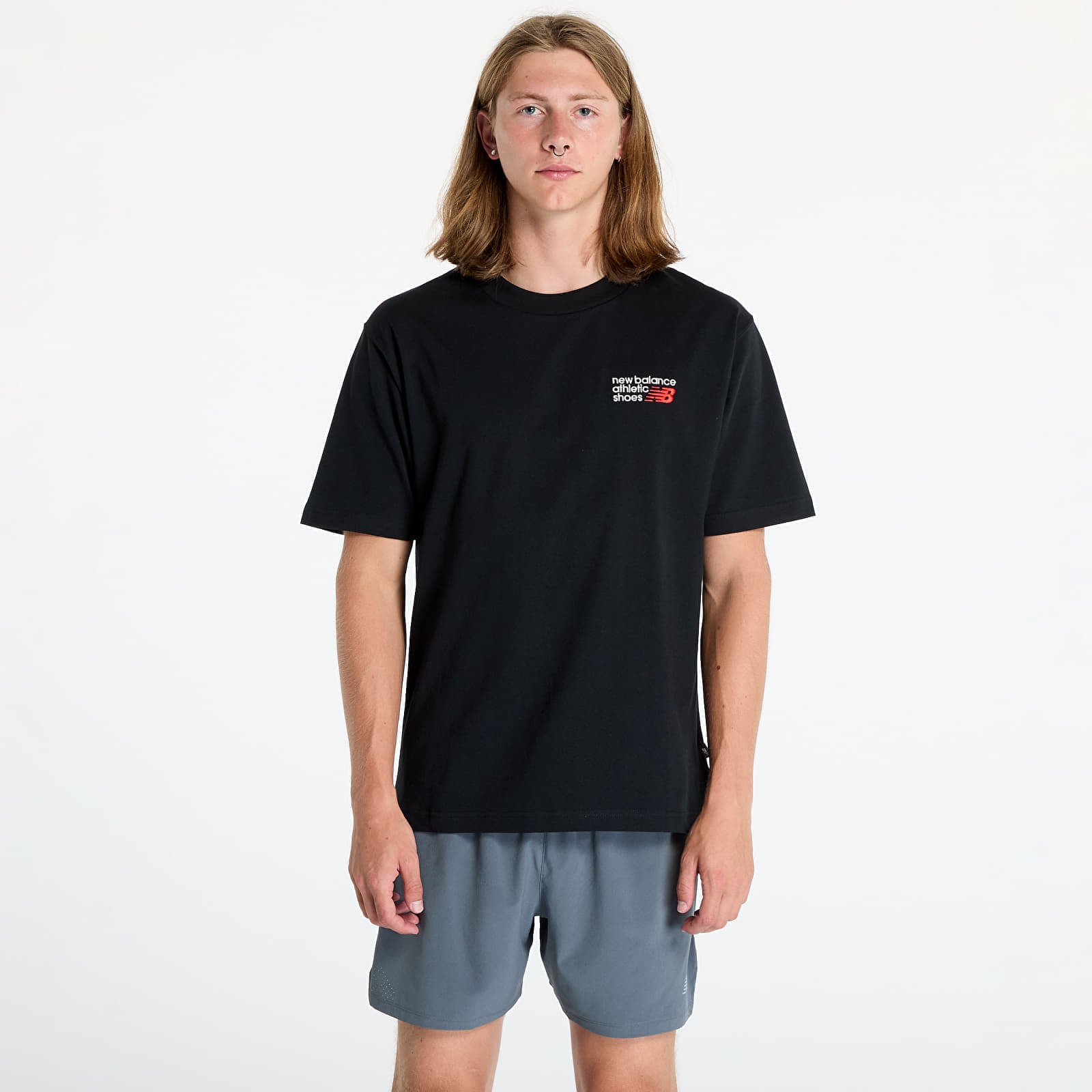 Koszulka New Balance Athletics Premium Logo T-Shirt Black XL
