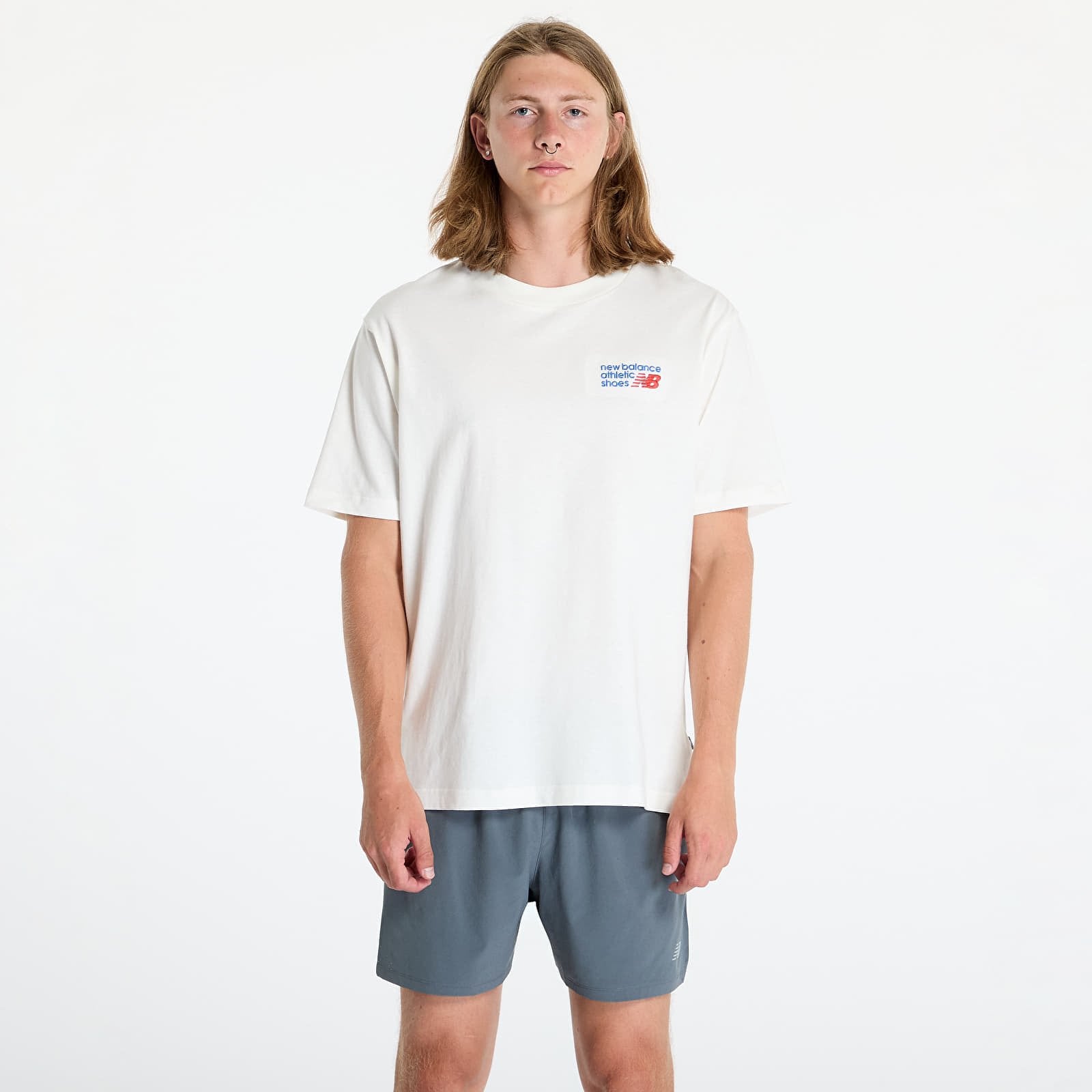 Koszulka New Balance Athletics Premium Logo T-Shirt Sea Salt L