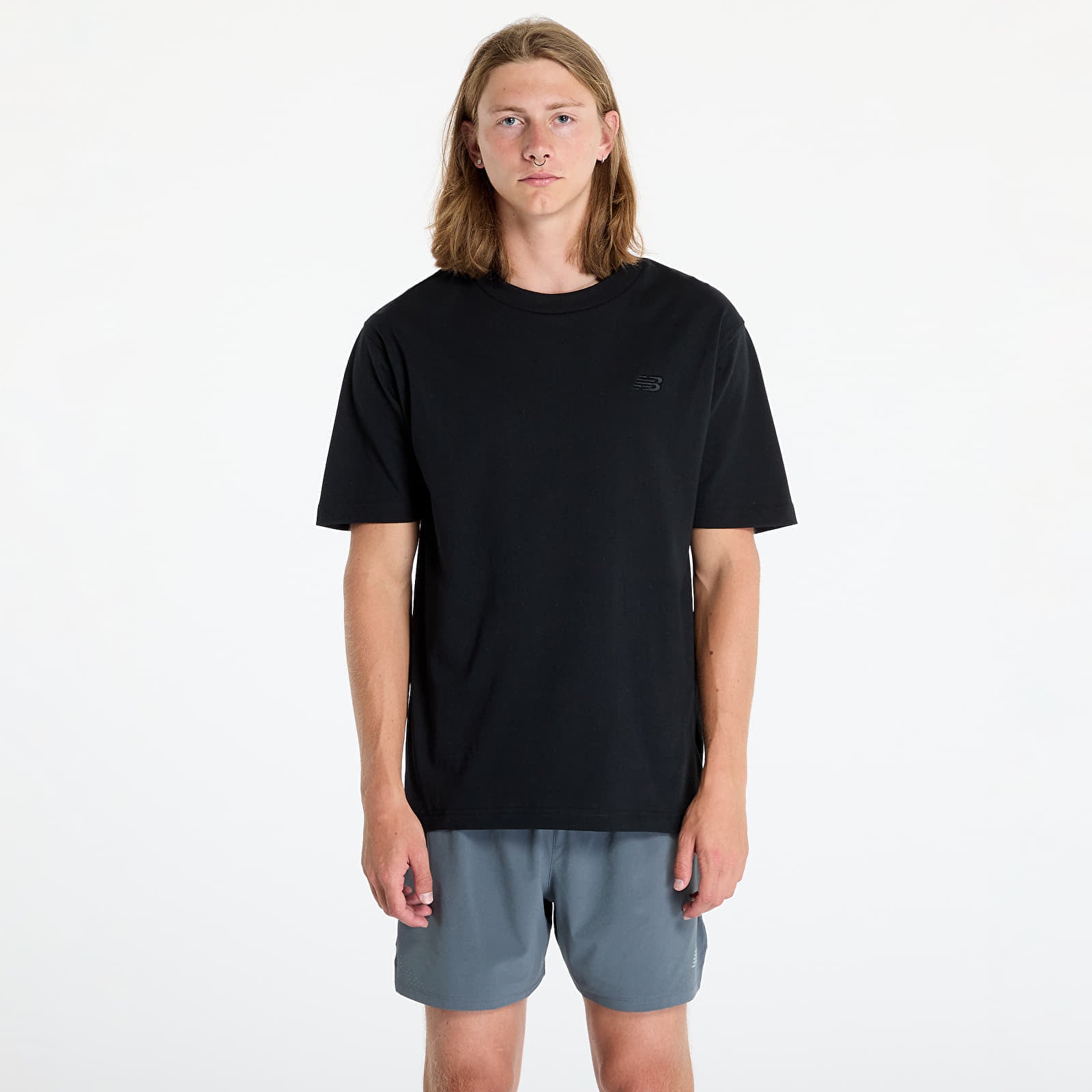 Koszulka New Balance Athletics Cotton T-Shirt Black L