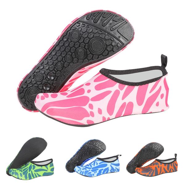 Free Shipping Men Women 90 90s Beach swimming socks trainers pink Orange Blue 95 95s Multi prints Anti slip fitness Yoga Dance surf Diving U