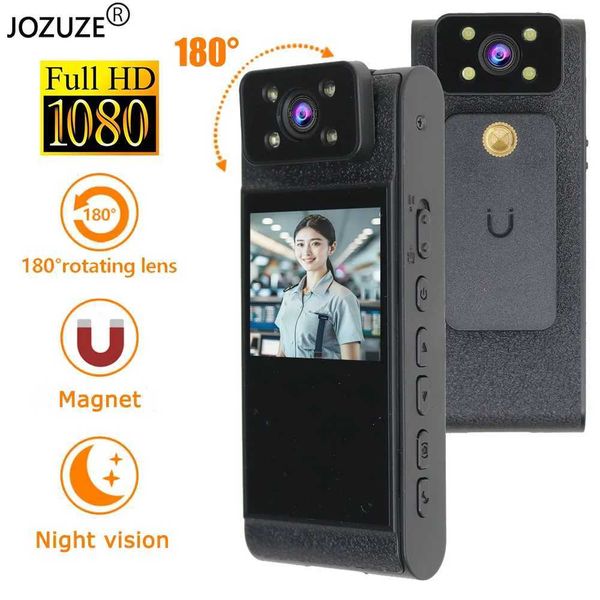 Sports Action Video Cameras JOZUZE L10 Mini Camera 1080P Sports Portable Digital Video Recorder Body Camera Night Vision DVR Miniature Camco