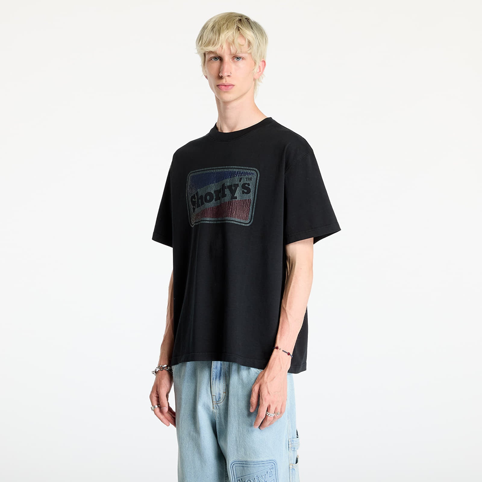 Koszulka PLEASURES Box Logo Heavyweight T-Shirt Black M