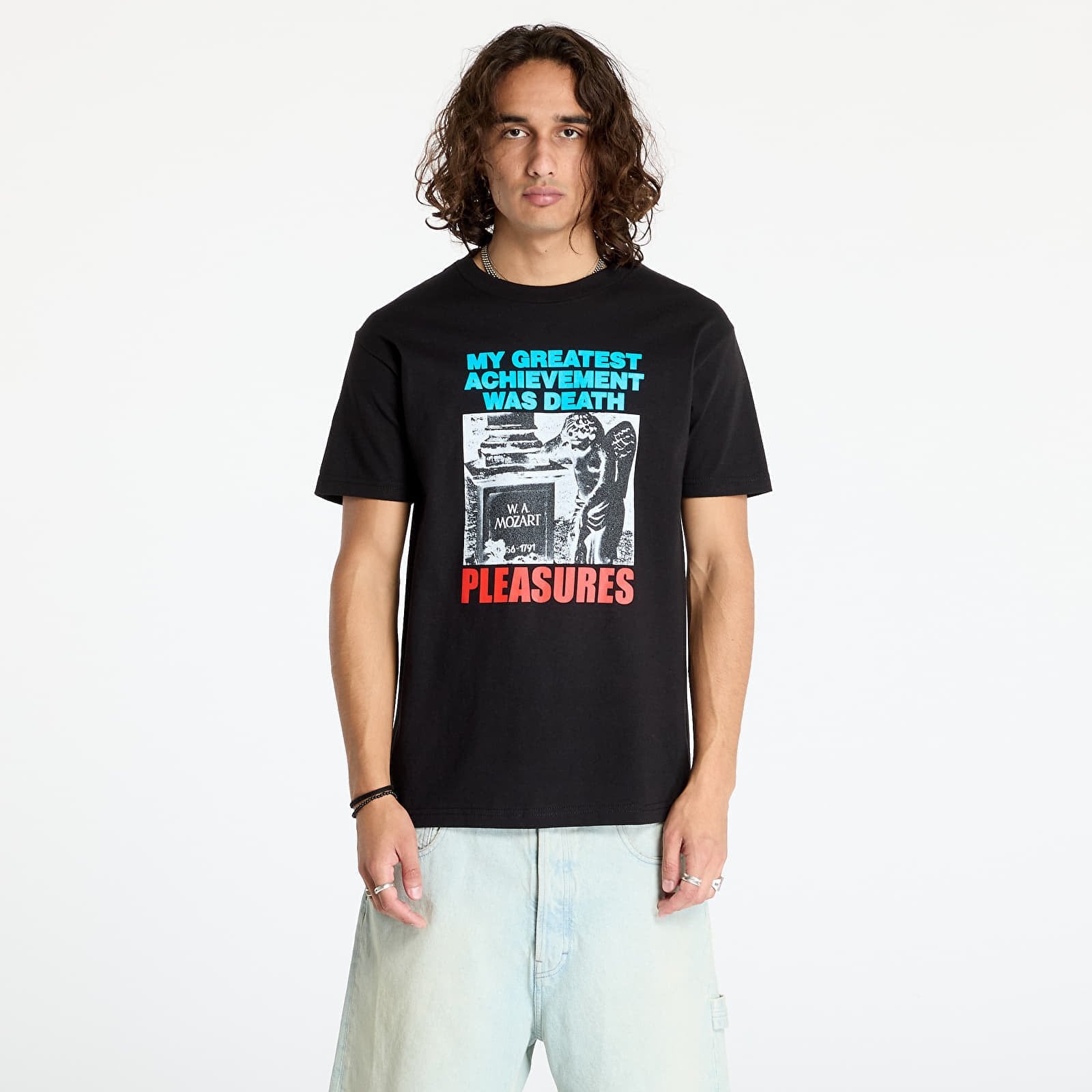 Koszulka PLEASURES Wolfie T-Shirt Black S