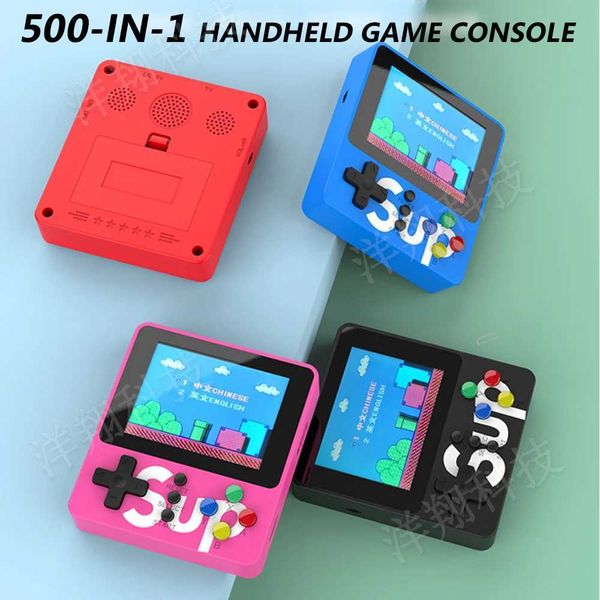 1-2 Players K5 Game Console Handheld Game Players Machine Console 500 Classic Games 2.4 Inch HD LCD Sn Portable Video GameXJ250211