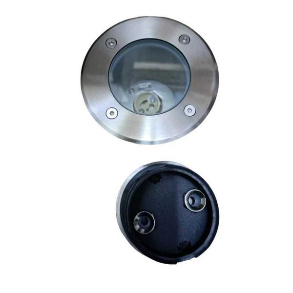GU10 LED Underground Light with two cable entries Floor Lamp Outdoor Ground Spot Buried Lamp for gu10 Bulb Casing CL240813
