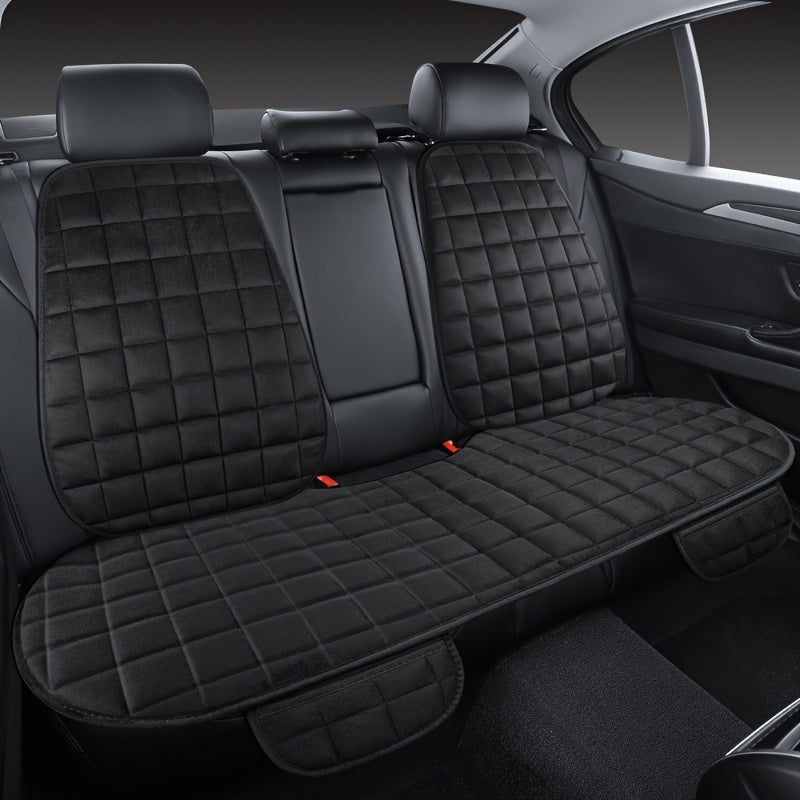 TEMU 3 Sets Of Car Covers, Car Covers 1 Pair Of Rear Cushions And 2 Rear Covers, Suitable For 90% Of Vehicles, Suvs, Cars, Sedans (3 Sets)