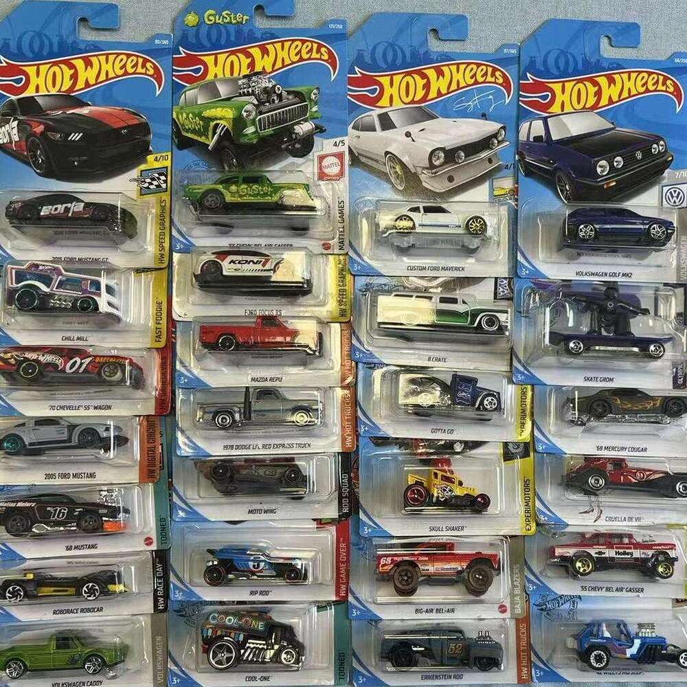 10pcs Hotwheel blindbox,alloy model toy sports Pucca bd box randomly drops Wind and fire wheel small car hot