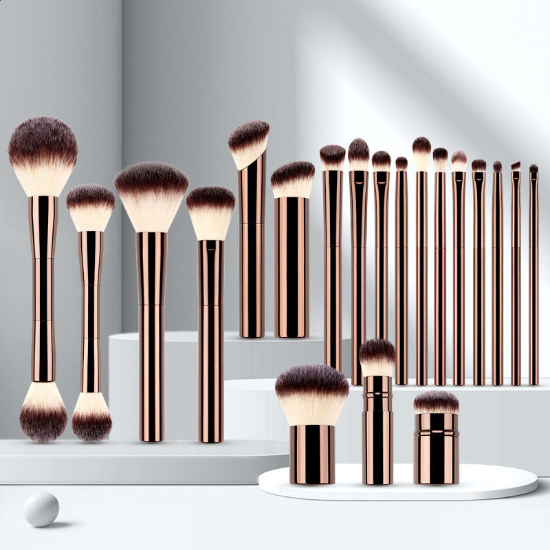 Makeup brush full set of loose powder brush powder blusher brush foundation make-up brush eye shadow brush concealer brush lip brush beauty tool set