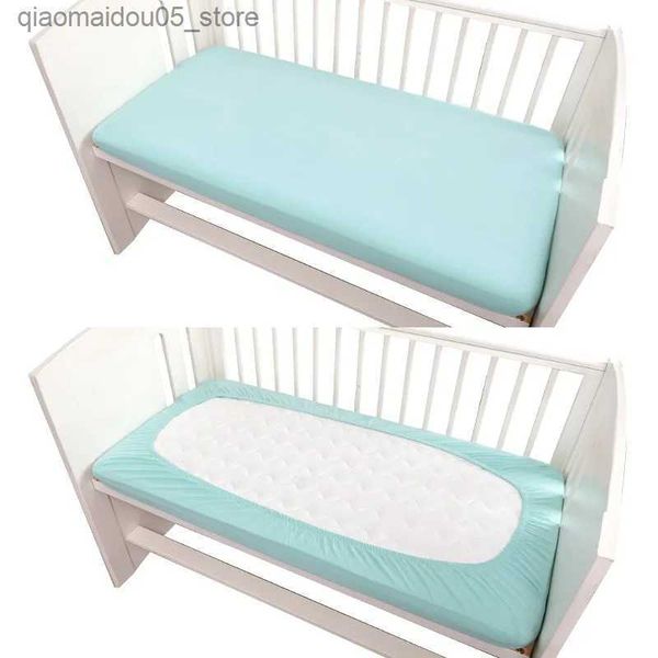 Bedding Sets 120 * 60cm set cotton star animal mattress baby cover used for newborn bass vio cradle bed sheet Q240228