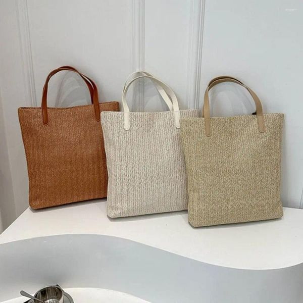 Casual Straw Shoulder Bags | Handmade Braid Large Capacity Rattan Bohemian Tote B1