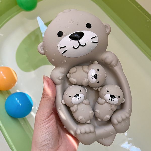 Otter Bath Kids: Sealed Water Play Infants Toddlers - Fun Animal Bathtime Toy for Safe and Engaging Bathing