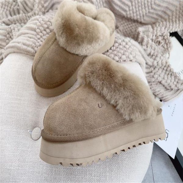 Boots Designer Snow boots slippers Slides Sheepskin Shearg Tazz Mules Women Men Ultra Mini Platform Slip-on Shoes Booties Winter ity Antelop