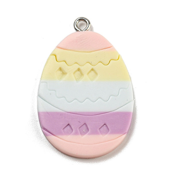 Easter Handmad Polymer Clay Pendants