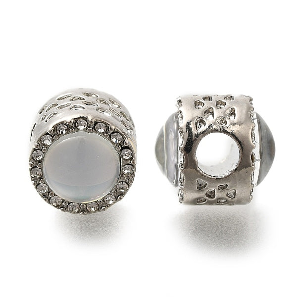 Crémaillère en alliage de placage perles européennes