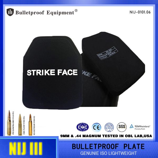 NIJ Level III PE Bullet Proof Plates Tactical Level 3 Bulletproof Board Backpack Armor Panel Tactical Body Armor