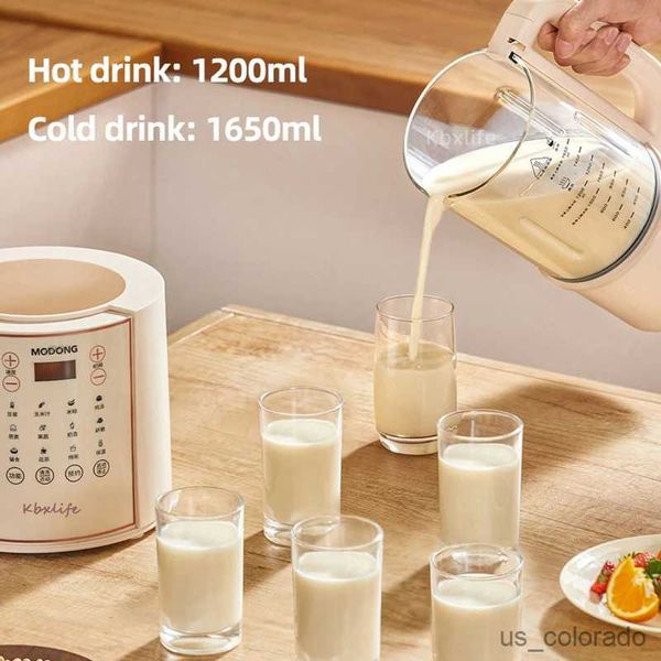 Juicers 1.2L Soybean Milk Machine Electric Juicer Blender Food Processor Soy Milk Maker Wall Breaking Machine Auto Heating Cooking 220V R230