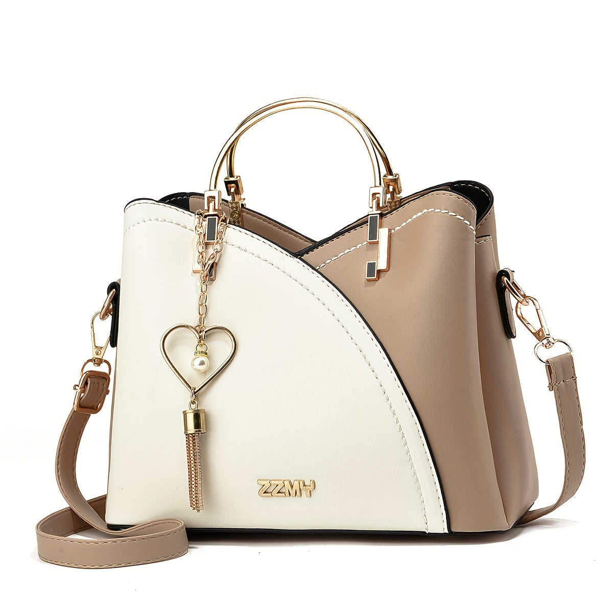 TEMU Gift For Mom: Fashionable Contrast Color Women's Shoulder Bag, Versatile Trendy Premium Crossbody Handbag - Thanksgiving Gift
