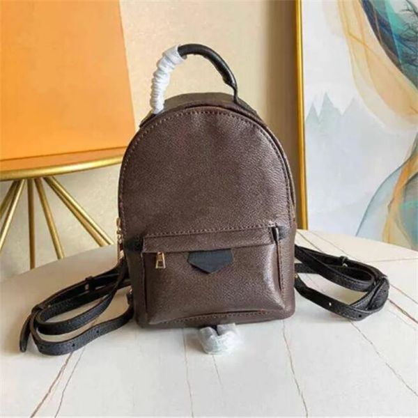wholesale Luxury brand designer Kids Palm Springs Mini Backpack children backpacks printing PU leather Mini School Bags