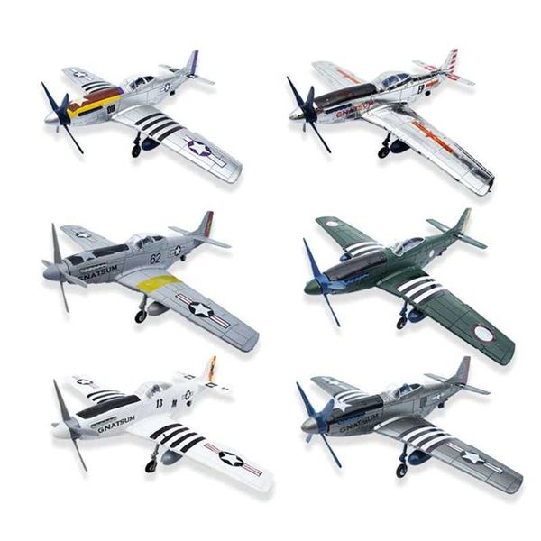 1 Set 1 48 Scale Model Jet Fighter DIY Model Kits 4D Model Aircraft Kits with Random Color Delivery Disassembled Jet Kids GiftXJ241010