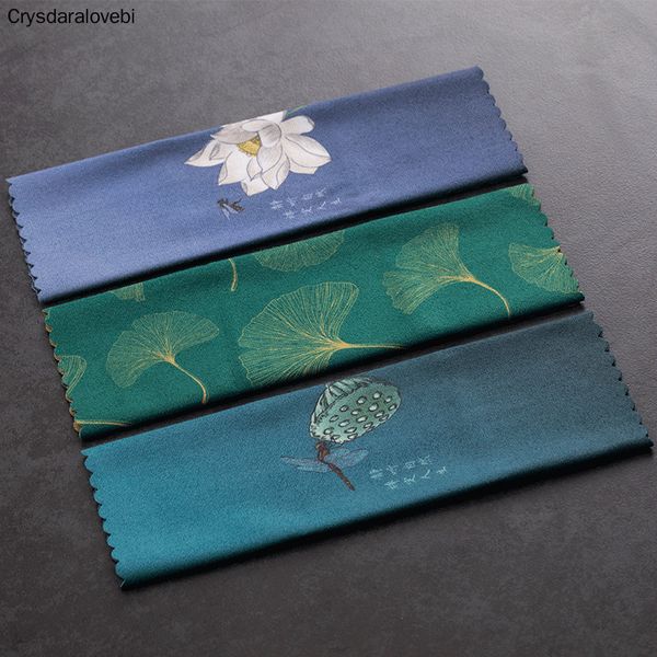 Teaware Sets Retro Cotton Kung Fu Teapot Cleaning Towel Desktop Tea Ceremony Accessory Coasters Cloth Napkins Tea Cloth Kitchen Gift 220930