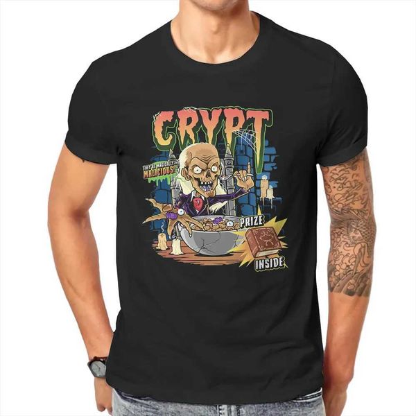 Men&#039;s T-Shirts Crpshow Billy 1982 horror movie TShirt funny Cookie Crypt Ceres basic T-shirt summer casual fashion mens Camisetas T2501