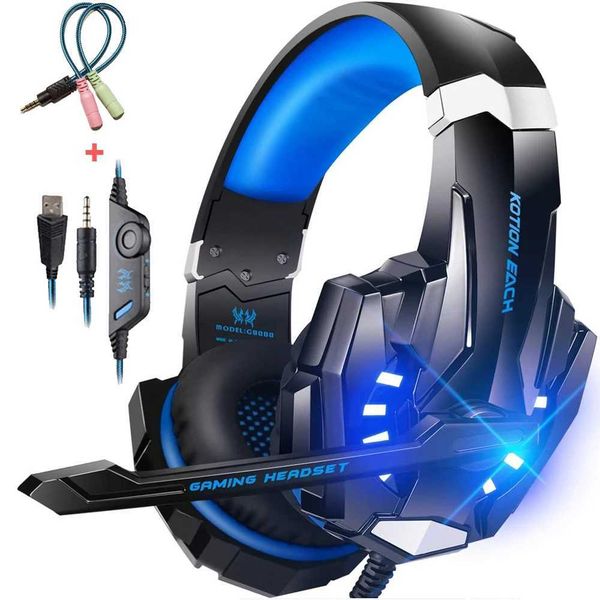 Headsets LED gaming headphones wired headphones with microphone suitable for mobile phones deep bass headphones XBox 4 PC game players CL250