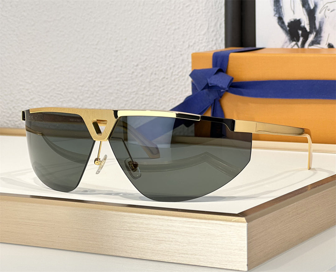 Luxury designer Evidence futura mask sunglasses Z1906 mens classic vintage metal mirror glasses avant-garde trendy style eyewear Anti-Ultraviolet co