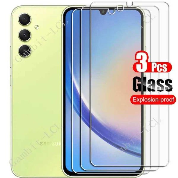 Cell Phone Screen Protectors 1-3PCS Tempered Glass For Samsung Galaxy A34 5G 6.6 Protective Film ON GalaxyA34 A 34 SM-A3460 A346M Screen Pro