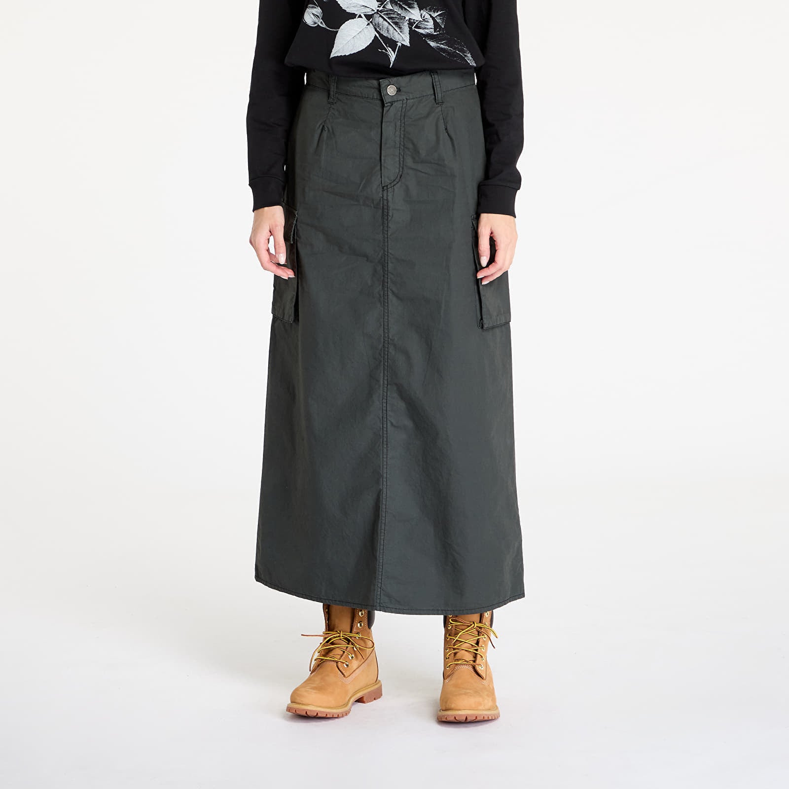 Karl Kani Signature Long Cargo Skirt Black XS