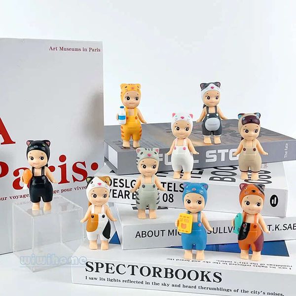 1Pc Random Send Cartoon Cat Blind Box Sonny Angel Cats Life Action Figures Toys Ornaments Dolls Fans Children Birthday Gifts 4Ab C27 Ca9