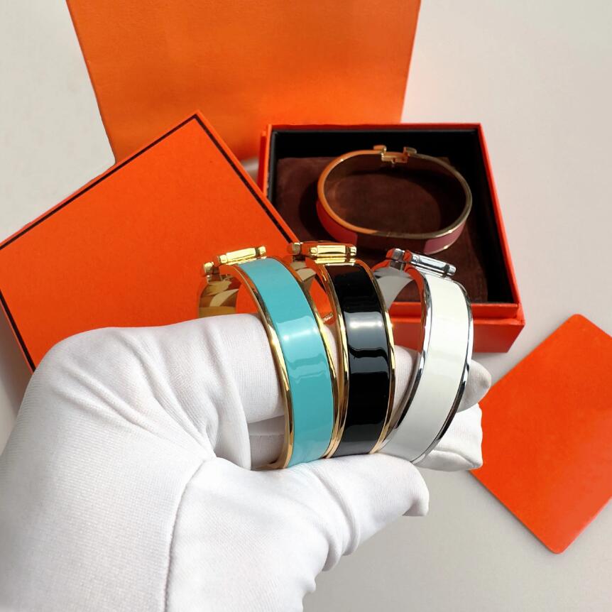 Designer Bracelet Classic Letter Bracelet Men&#039;s Women&#039;s Jewellery Couple&#039;s Bracelets 18k Gold Rose Gold Silver Tri-Colour Bangle 12MM