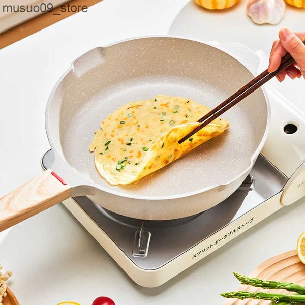 Other Cookware GIANXI Nonstick Pan Multifunctional Aluminum Alloy With Medical Stone Coated Wok Steak Egg Pancake Pot Kitchen Utensils L2409