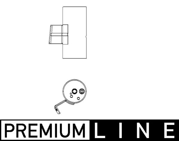 Dryer, air conditioning MAHLE ORIGINAL AD 199 000P