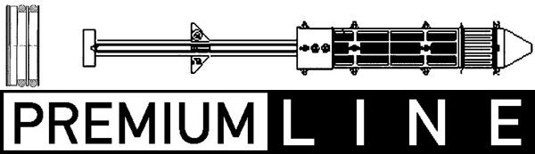 Dryer, air conditioning MAHLE ORIGINAL AD 221 000P